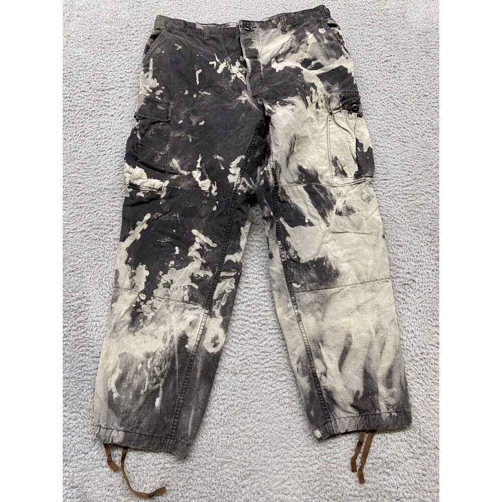 Trousers Combat Military Pants Mens Large-Reg Camo Acid Wash 8415-01-184-1355
